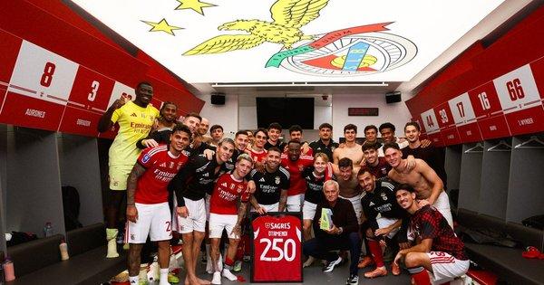 Трубін і Судаков висловили вітання ветерану Бенфіки з нагоди його 250-го матчу за клуб - комплімент від Моурінью в іншій формі.