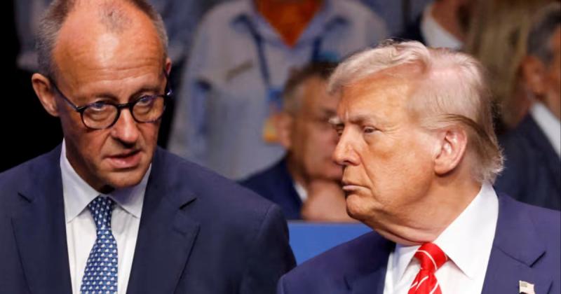 Мерц зустрівся з Трампом для обговорення, зокрема, ситуації в Україні.