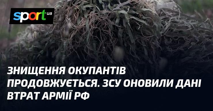Знищення ворога триває. Збройні Сили України оприлюднили нову інформацію про втрати російських військ.