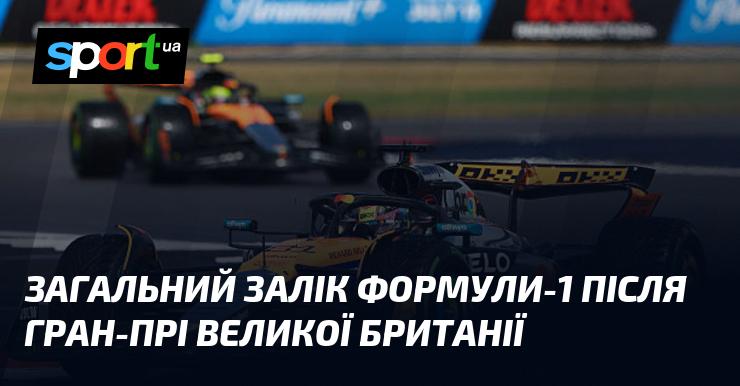 Підсумковий рейтинг Чемпіонату Формули-1 після Гран-прі Великої Британії.