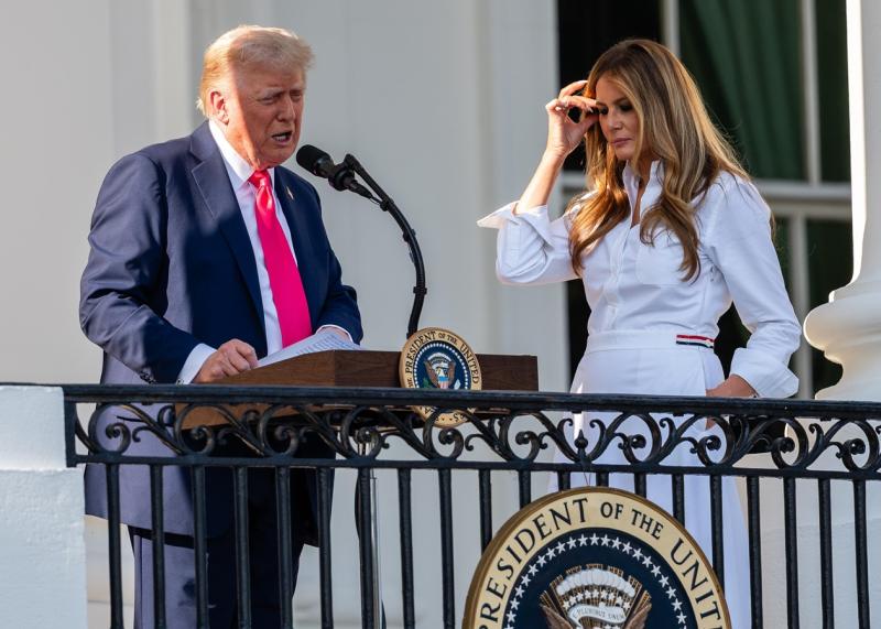 Трамп поділився, як Меланія вказала йому на непослідовність Путіна.