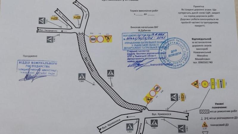У Львові на протязі двох тижнів вулиця Замкова буде закрита для руху приватного транспорту.