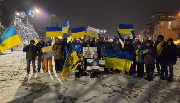 В Сполучених Штатах українські санкарі та активісти долучилися до мирного маршу.