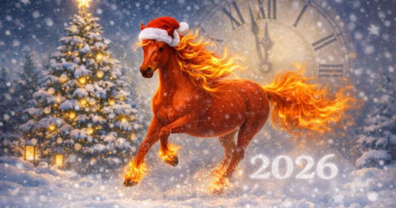 Хай Вогняний Кінь принесе у ваш дім щедрі фінанси! Оригінальні новорічні поздоровлення для друзів і колег!