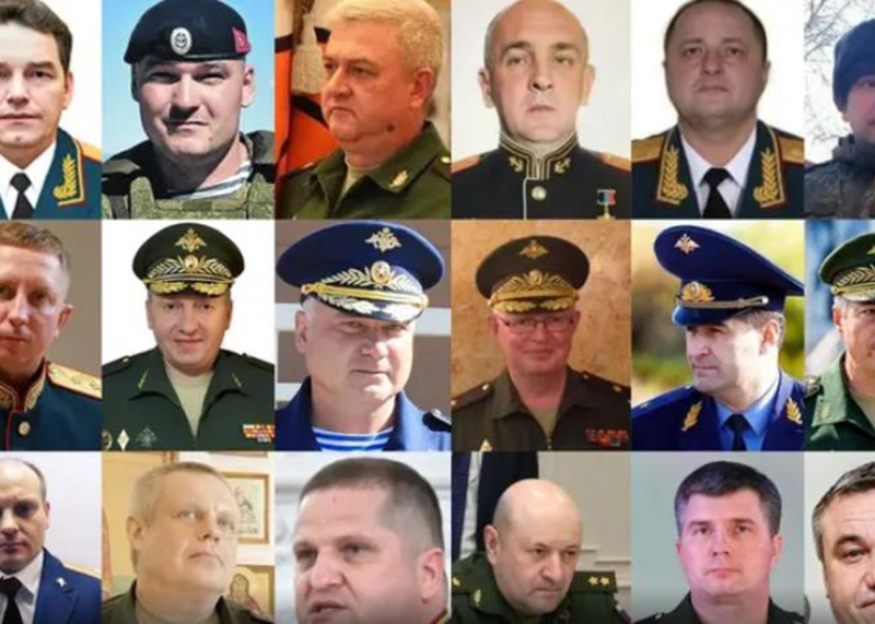 З початку конфлікту загинули не менше 19 генералів з Росії, згідно з інформацією ЗМІ.