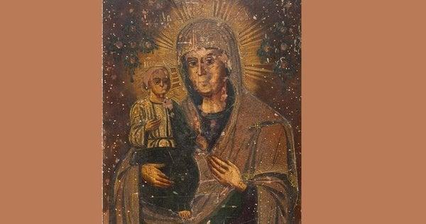 Ікона з затопленого села Комарівка: експерти оцифрували цю унікальну реліквію, що знаходиться під водами водосховища.