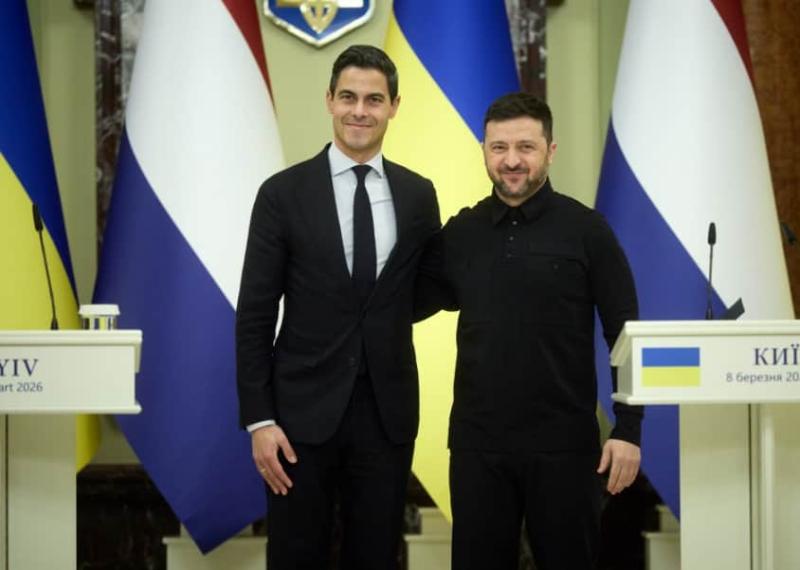 Зеленський повідомив, що Нідерланди працюють над заходами для протидії 